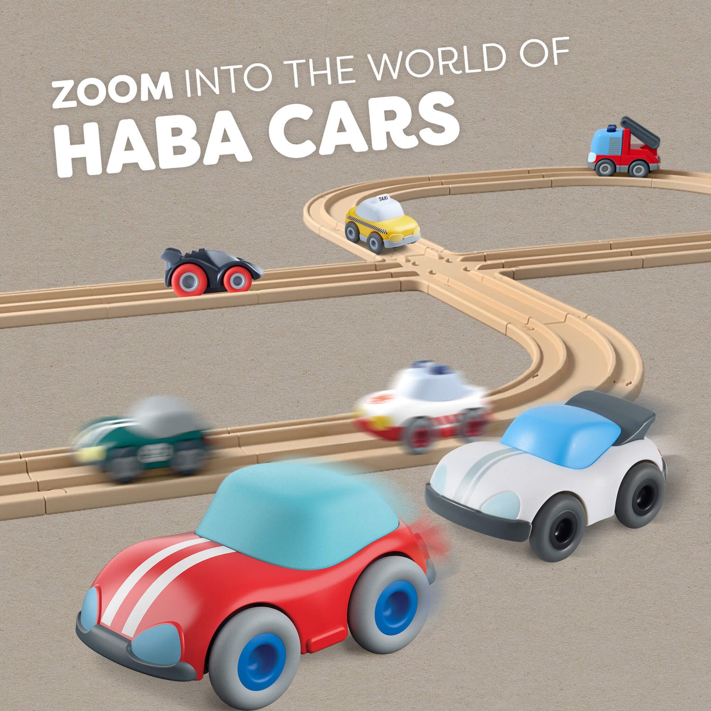 HABA Cars Red Speedster with Momentum Motor