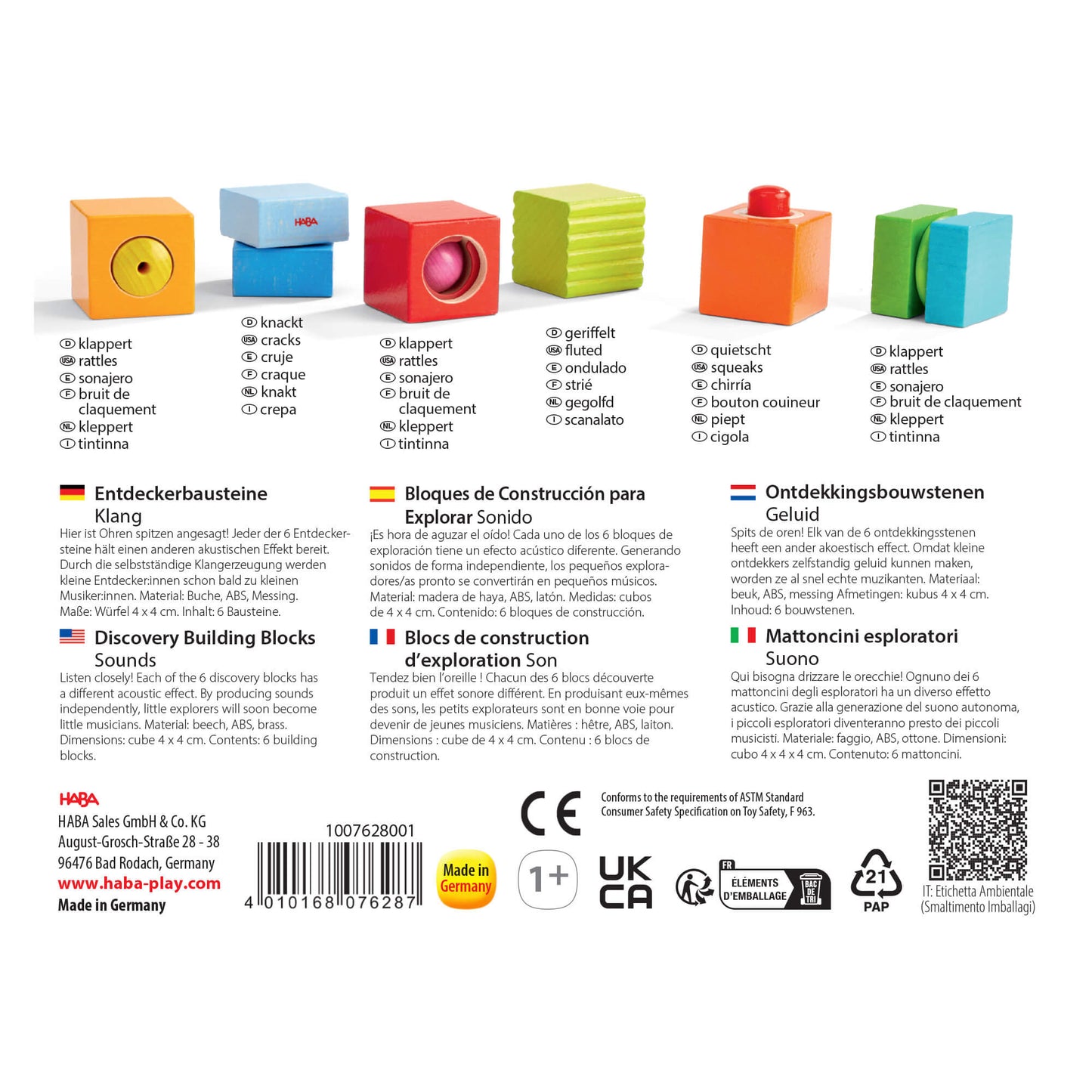 Wooden Discovery Blocks